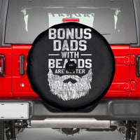 Bonus Dads With Beards Are Better Spare Tire Cover Funny Stepdad Stepfather Fathers Day