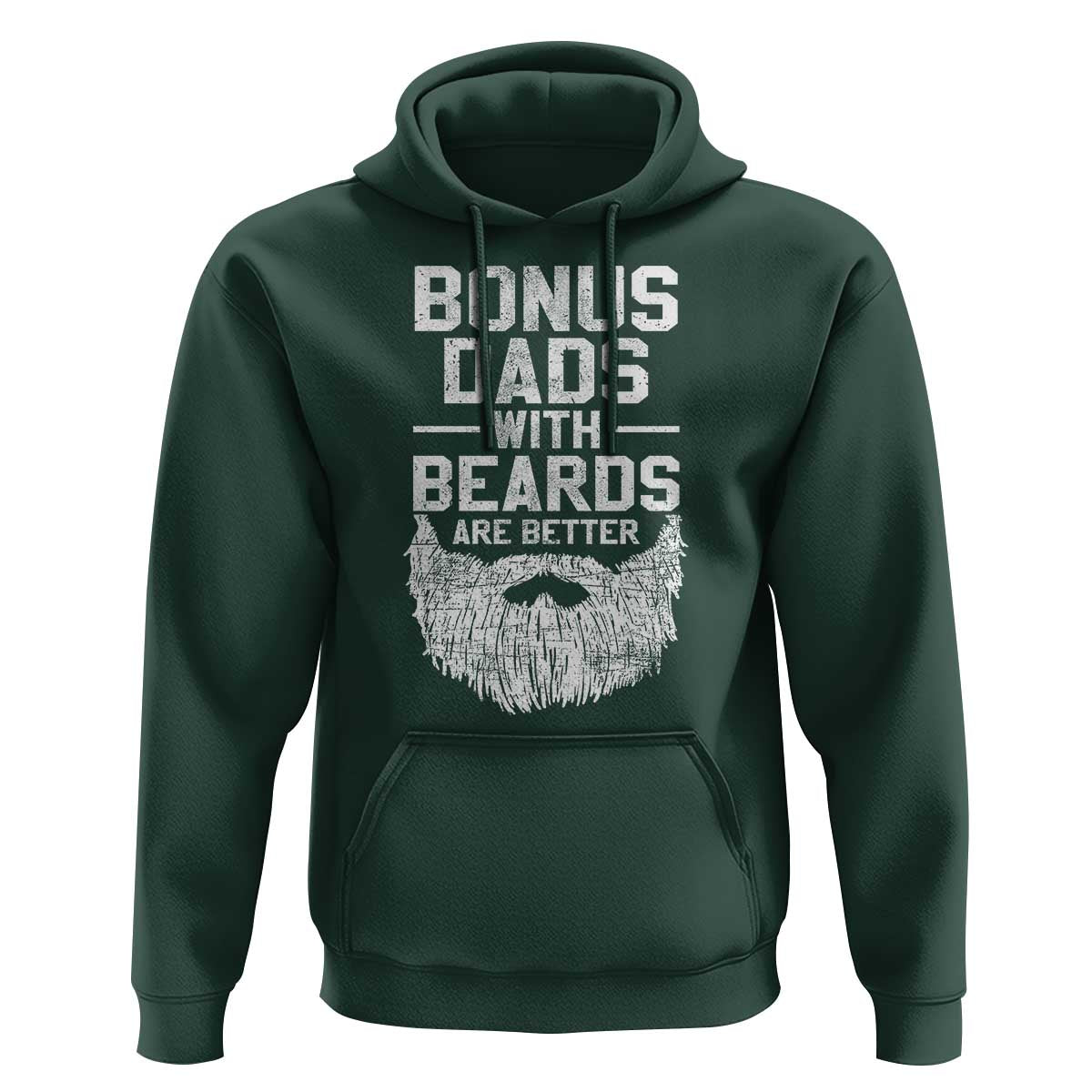 Bonus Dads With Beards Are Better Hoodie Funny Stepdad Stepfather Fathers Day