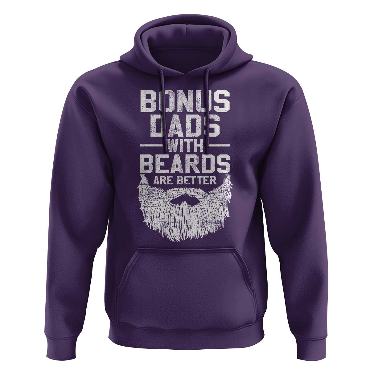 Bonus Dads With Beards Are Better Hoodie Funny Stepdad Stepfather Fathers Day