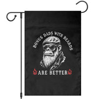 Bonus Dad Gifts Garden Flag Retro Bigfoot Stepdad With Beards Are Better