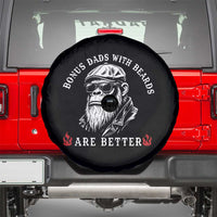 Bonus Dad Gifts Spare Tire Cover Retro Bigfoot Stepdad With Beards Are Better