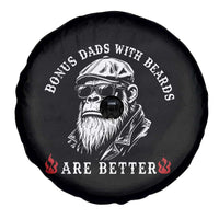 Bonus Dad Gifts Spare Tire Cover Retro Bigfoot Stepdad With Beards Are Better