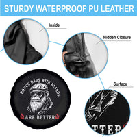 Bonus Dad Gifts Spare Tire Cover Retro Bigfoot Stepdad With Beards Are Better