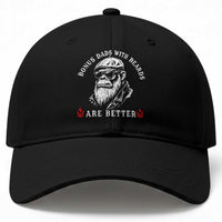 Bonus Dad Gifts Baseball Cap Retro Bigfoot Stepdad With Beards Are Better