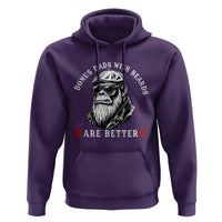Bonus Dad Gifts Hoodie Retro Bigfoot Stepdad With Beards Are Better