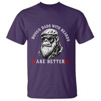 Bonus Dad Gifts T Shirt Retro Bigfoot Stepdad With Beards Are Better