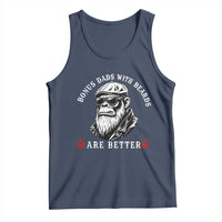 Bonus Dad Gifts Tank Top Retro Bigfoot Stepdad With Beards Are Better