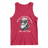 Bonus Dad Gifts Tank Top Retro Bigfoot Stepdad With Beards Are Better