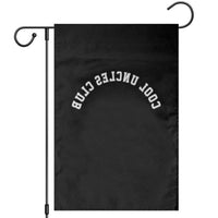 Cool Uncles Club Garden Flag Gifts For Uncle Retro Upside Down Text