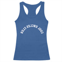 Cool Uncles Club Racerback Tank Top Gifts For Uncle Retro Upside Down Text