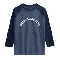 Cool Uncles Club Raglan Shirt Gifts For Uncle Retro Upside Down Text