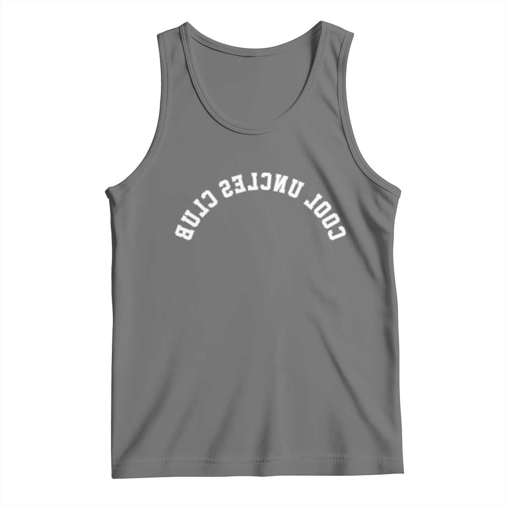 Cool Uncles Club Tank Top Gifts For Uncle Retro Upside Down Text