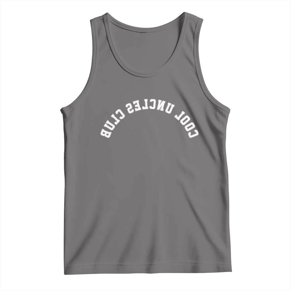 Cool Uncles Club Tank Top Gifts For Uncle Retro Upside Down Text