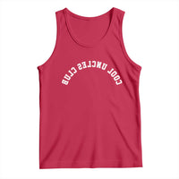 Cool Uncles Club Tank Top Gifts For Uncle Retro Upside Down Text