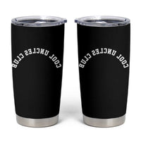 Cool Uncles Club Tumbler Cup Gifts For Uncle Retro Upside Down Text