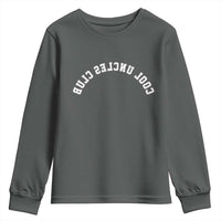 Cool Uncles Club Youth Sweatshirt Gifts For Uncle Retro Upside Down Text