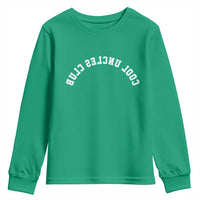 Cool Uncles Club Youth Sweatshirt Gifts For Uncle Retro Upside Down Text