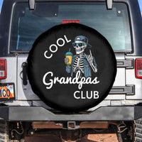 Cool Grandpas Club Spare Tire Cover Fathers Day Best Grandpa Skeleton
