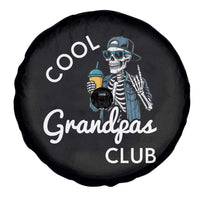Cool Grandpas Club Spare Tire Cover Fathers Day Best Grandpa Skeleton