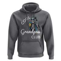 Cool Grandpas Club Hoodie Fathers Day Best Grandpa Skeleton