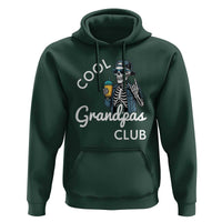 Cool Grandpas Club Hoodie Fathers Day Best Grandpa Skeleton