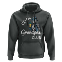 Cool Grandpas Club Hoodie Fathers Day Best Grandpa Skeleton