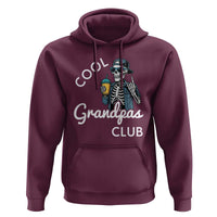 Cool Grandpas Club Hoodie Fathers Day Best Grandpa Skeleton