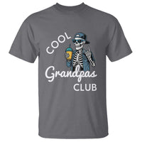 Cool Grandpas Club T Shirt Fathers Day Best Grandpa Skeleton