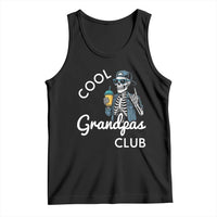 Cool Grandpas Club Tank Top Fathers Day Best Grandpa Skeleton