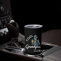 Cool Grandpas Club Tumbler Cup Fathers Day Best Grandpa Skeleton