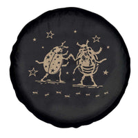 Dancing Lady Bugs Happy Little Insects Nature Lovers Spare Tire Cover