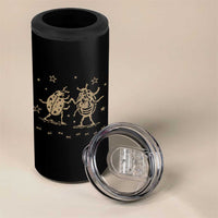 Dancing Lady Bugs Happy Little Insects Nature Lovers 4 in 1 Can Cooler Tumbler