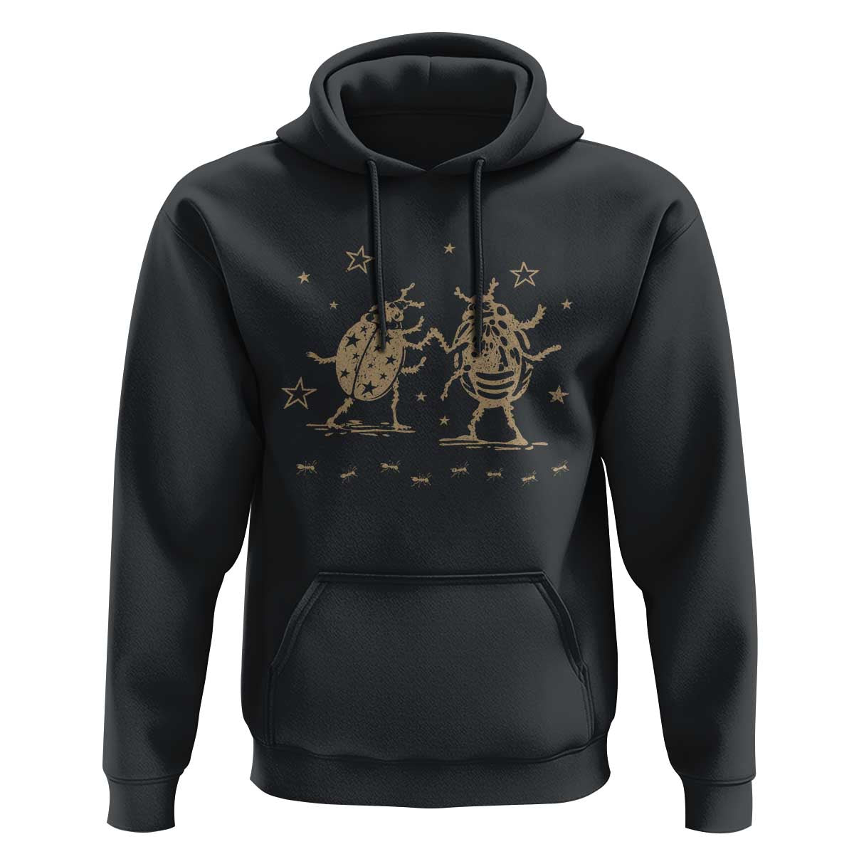 Dancing Lady Bugs Happy Little Insects Nature Lovers Hoodie