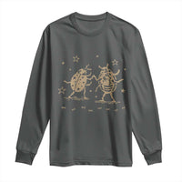 Dancing Lady Bugs Happy Little Insects Nature Lovers Long Sleeve Shirt