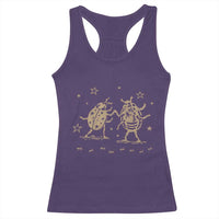 Dancing Lady Bugs Happy Little Insects Nature Lovers Racerback Tank Top