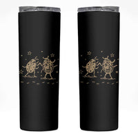 Dancing Lady Bugs Happy Little Insects Nature Lovers Skinny Tumbler
