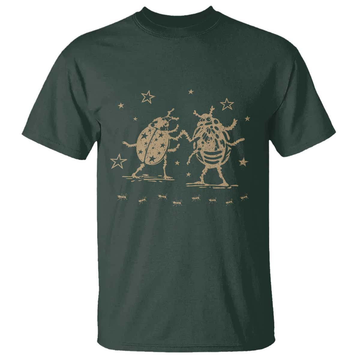 Dancing Lady Bugs Happy Little Insects Nature Lovers T Shirt