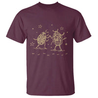 Dancing Lady Bugs Happy Little Insects Nature Lovers T Shirt