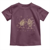 Dancing Lady Bugs Happy Little Insects Nature Lovers Toddler T Shirt