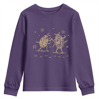 Dancing Lady Bugs Happy Little Insects Nature Lovers Youth Sweatshirt