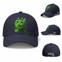 Funny Alien Cat Meme Retro Y2K Vintage Space Kitty Baseball Cap