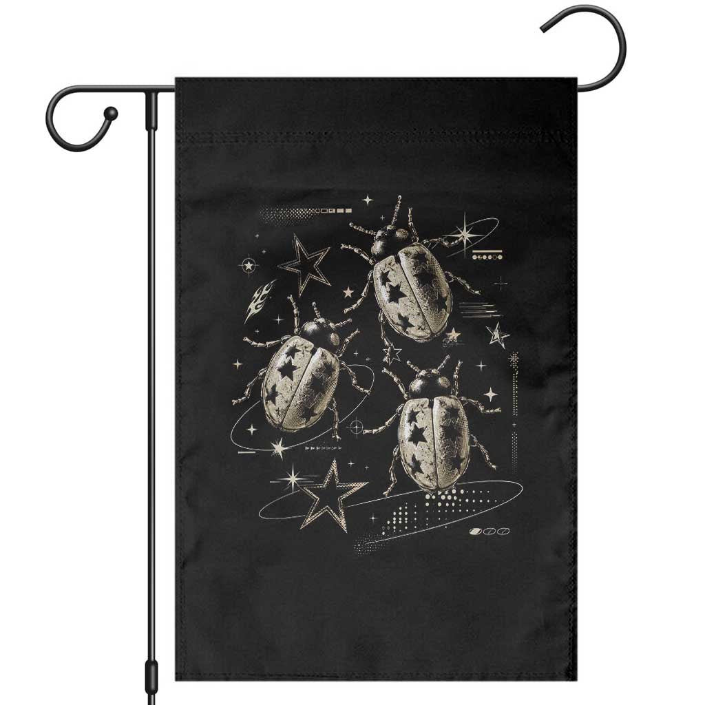 Cute Ladybug Y2k Grunge 2000s Alt 90s Vintage Star Dots Teen Garden Flag