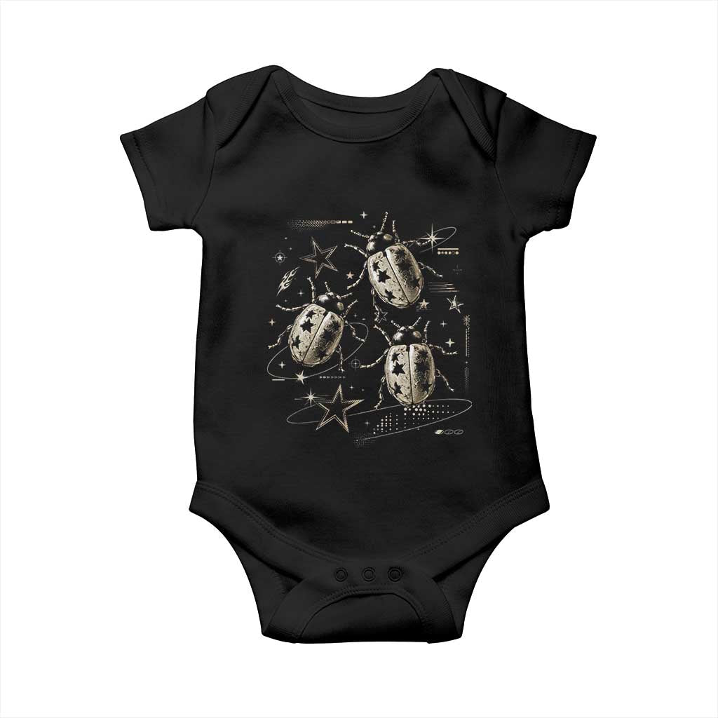 Cute Ladybug y2k Grunge 2000s Alt 90s Vintage Star Dots Teen Baby Onesie