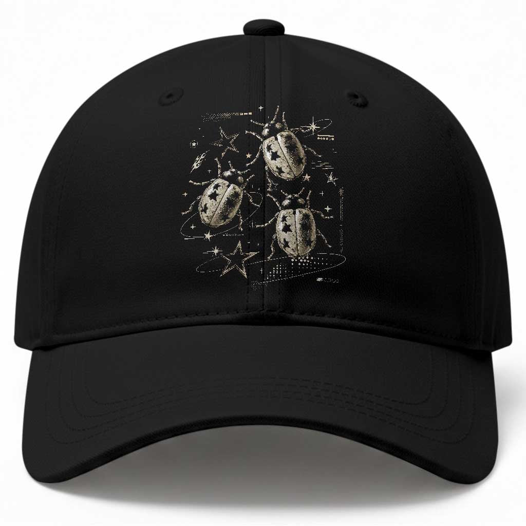 Cute Ladybug Y2k Grunge 2000s Alt 90s Vintage Star Dots Teen Baseball Cap
