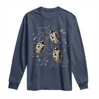 Cute Ladybug y2k Grunge 2000s Alt 90s Vintage Star Dots Teen Long Sleeve Shirt
