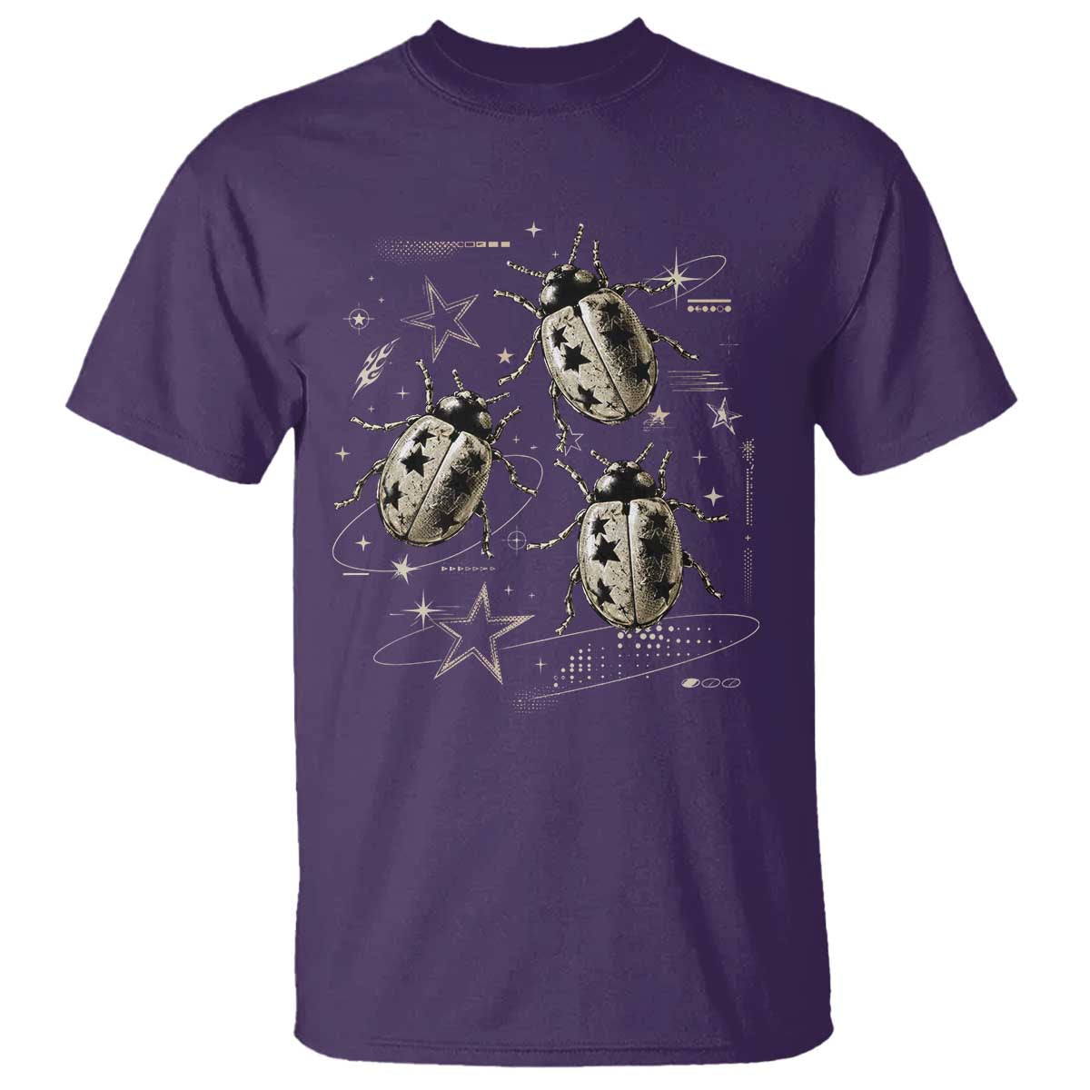 Cute Ladybug Y2k Grunge 2000s Alt 90s Vintage Star Dots Teen T Shirt