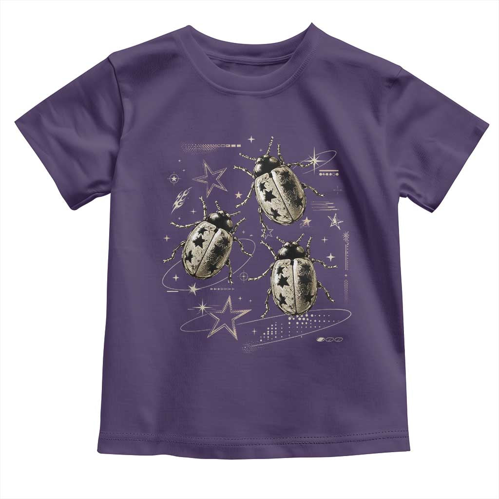 Cute Ladybug y2k Grunge 2000s Alt 90s Vintage Star Dots Teen Toddler T Shirt