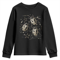 Cute Ladybug y2k Grunge 2000s Alt 90s Vintage Star Dots Teen Youth Sweatshirt