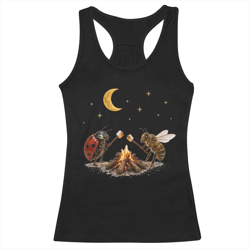 Bee And Ladybug Campfire Racerback Tank Top Cottagecore Gift
