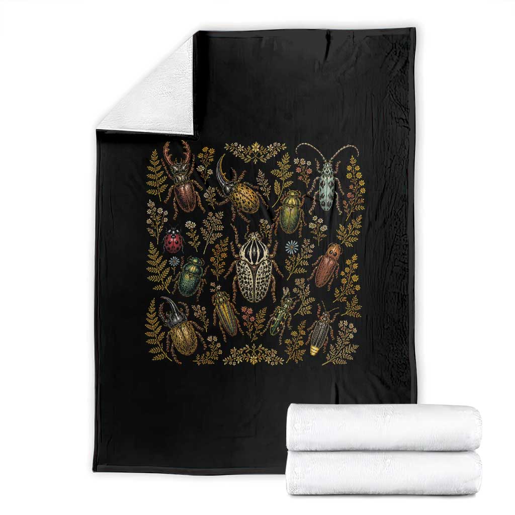 Insect Bug Collection Collector Entomologist Entomology Throw Blanket